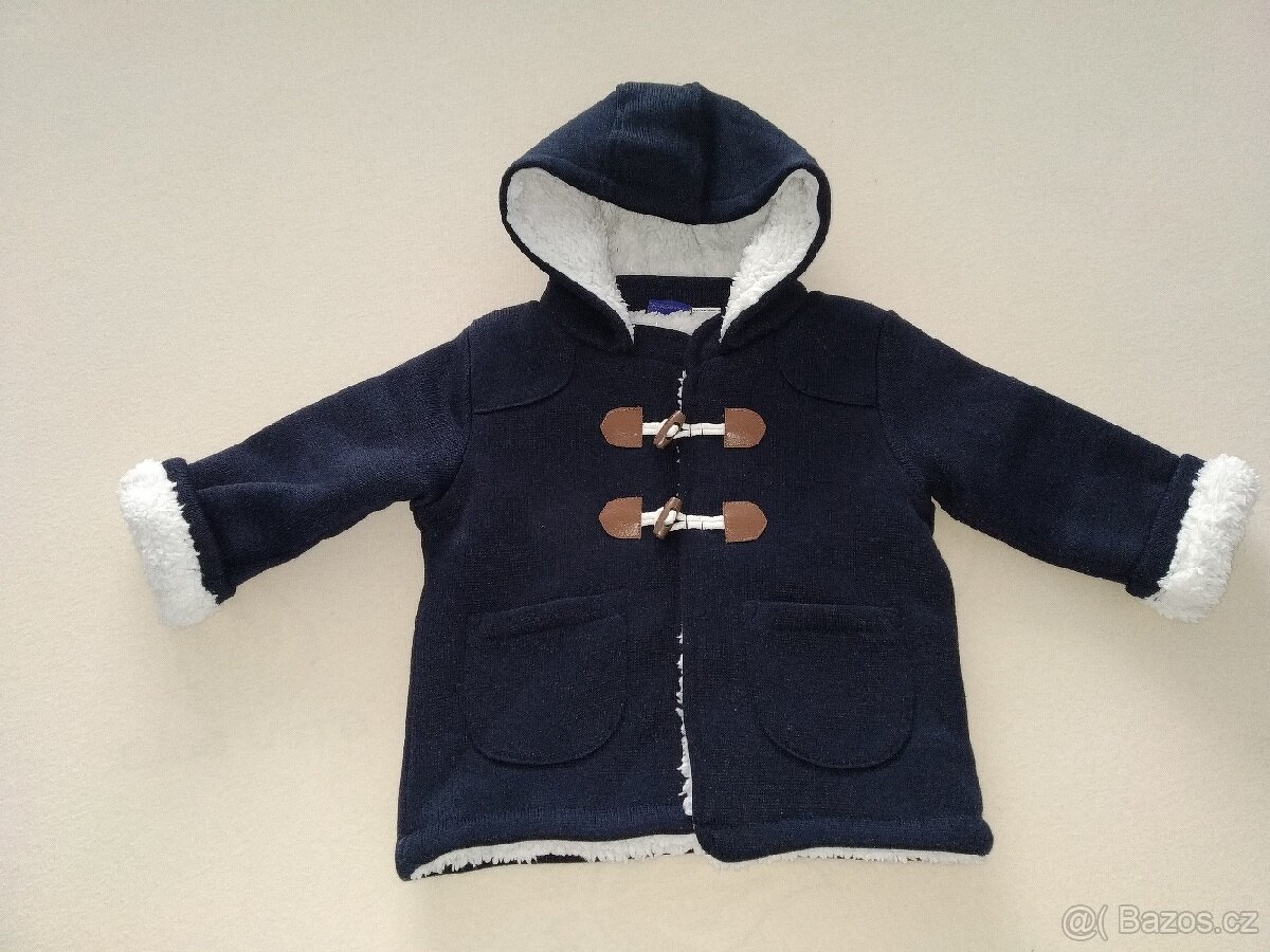 Teplý kabátek vel. 74/80