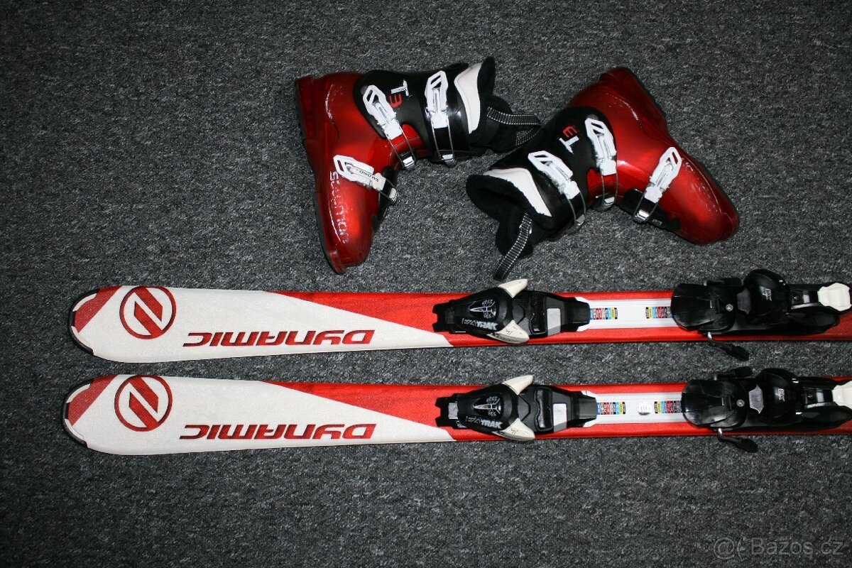 lyže dynamic 130 cm , lyžiarky Salomon