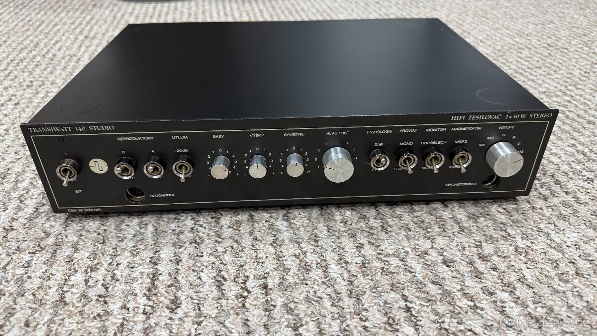 TESLA zesilovač Transiwatt TW 140 Studio repase