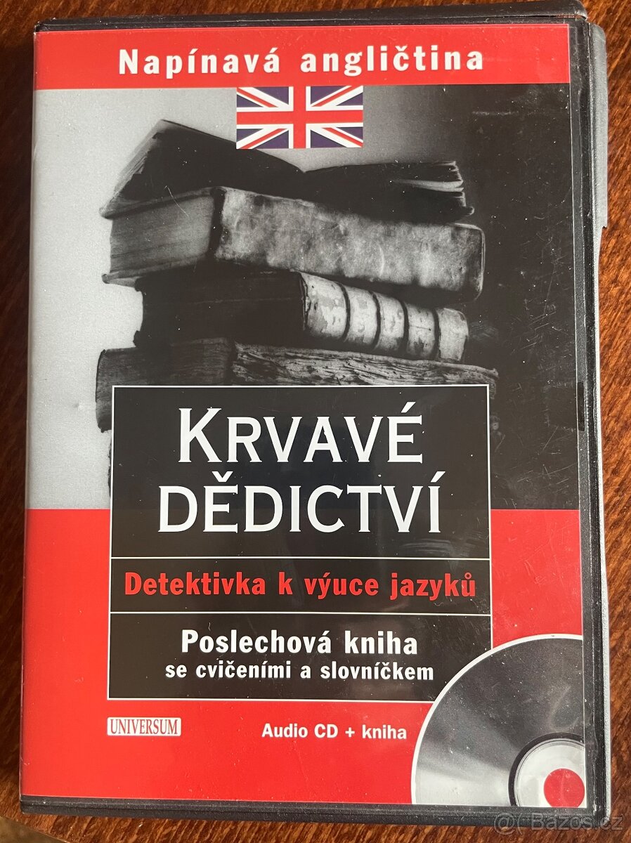 Napínavá angličtina Krvavé dědictví AudioCD + kniha