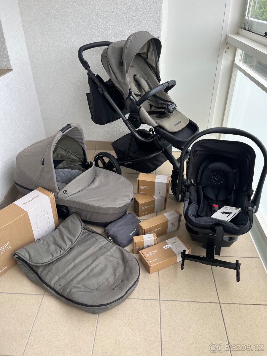 Trojkombinace kocarek Easywalker Harvey 3 zelený