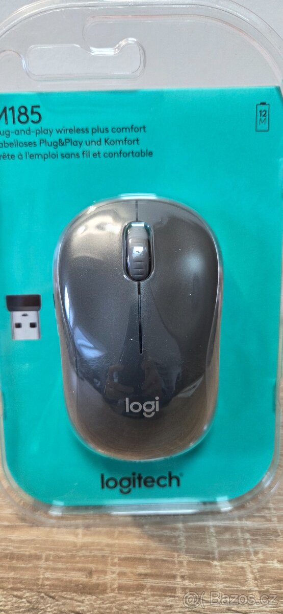 Logitech M185 – nová myš