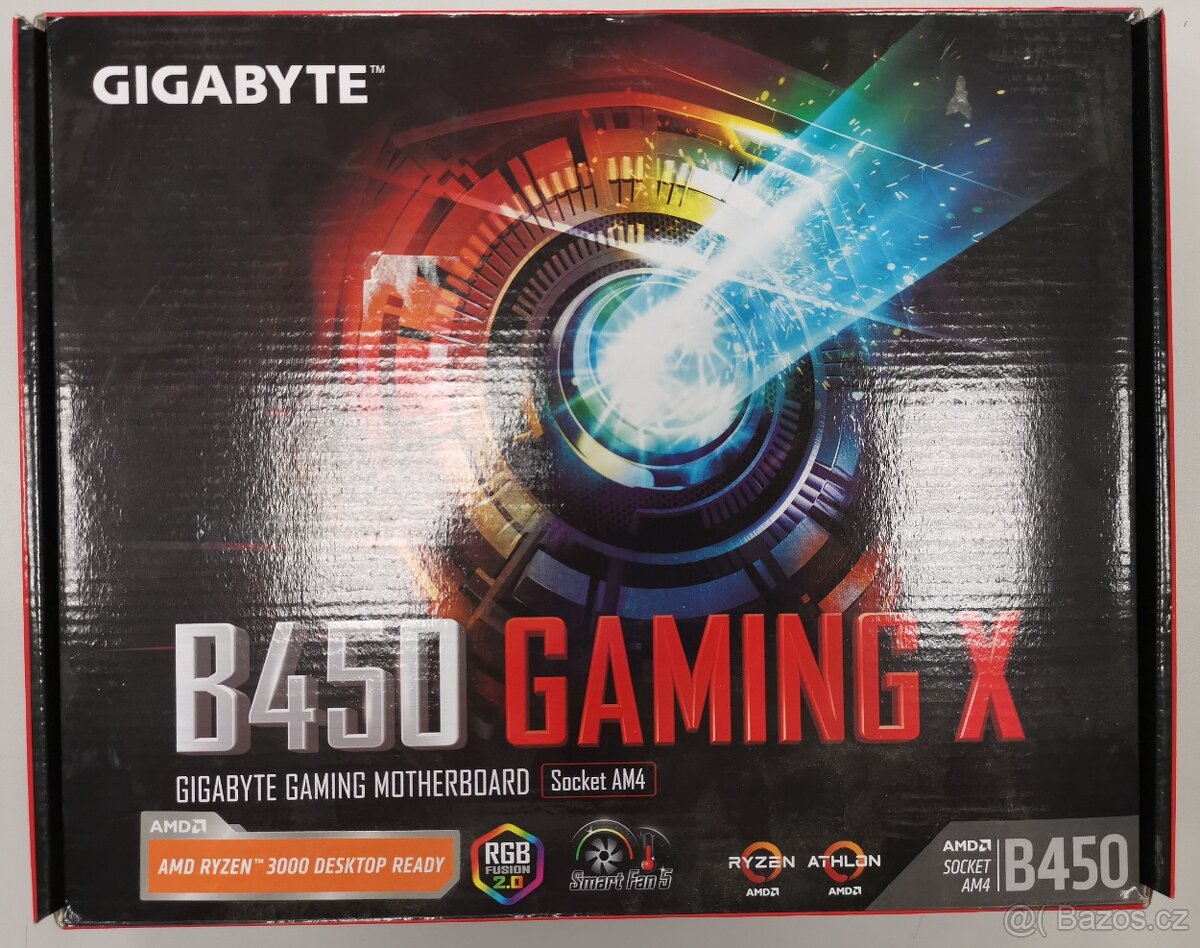 nová krabicovka - AM4 zákaldná doska GigaByte B450 Gaming