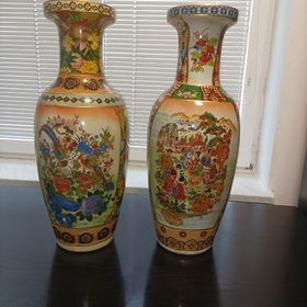 Velké čínské vázy - 2 ks,62 cm