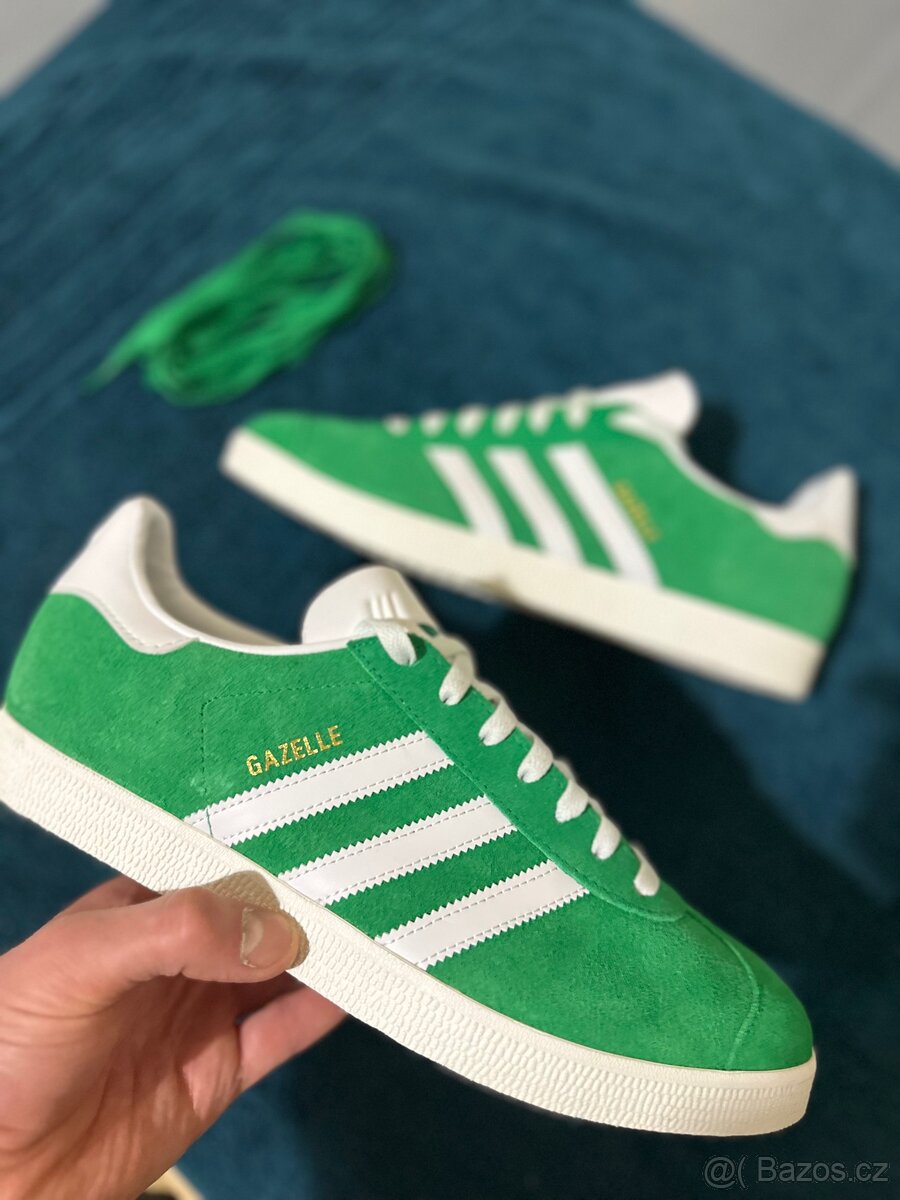 Sneakersy Gazelle IG2092 Zelená