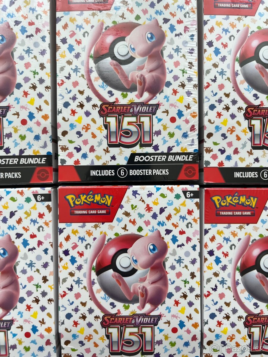 Pokémon 151 Booster bundle EN více kusů
