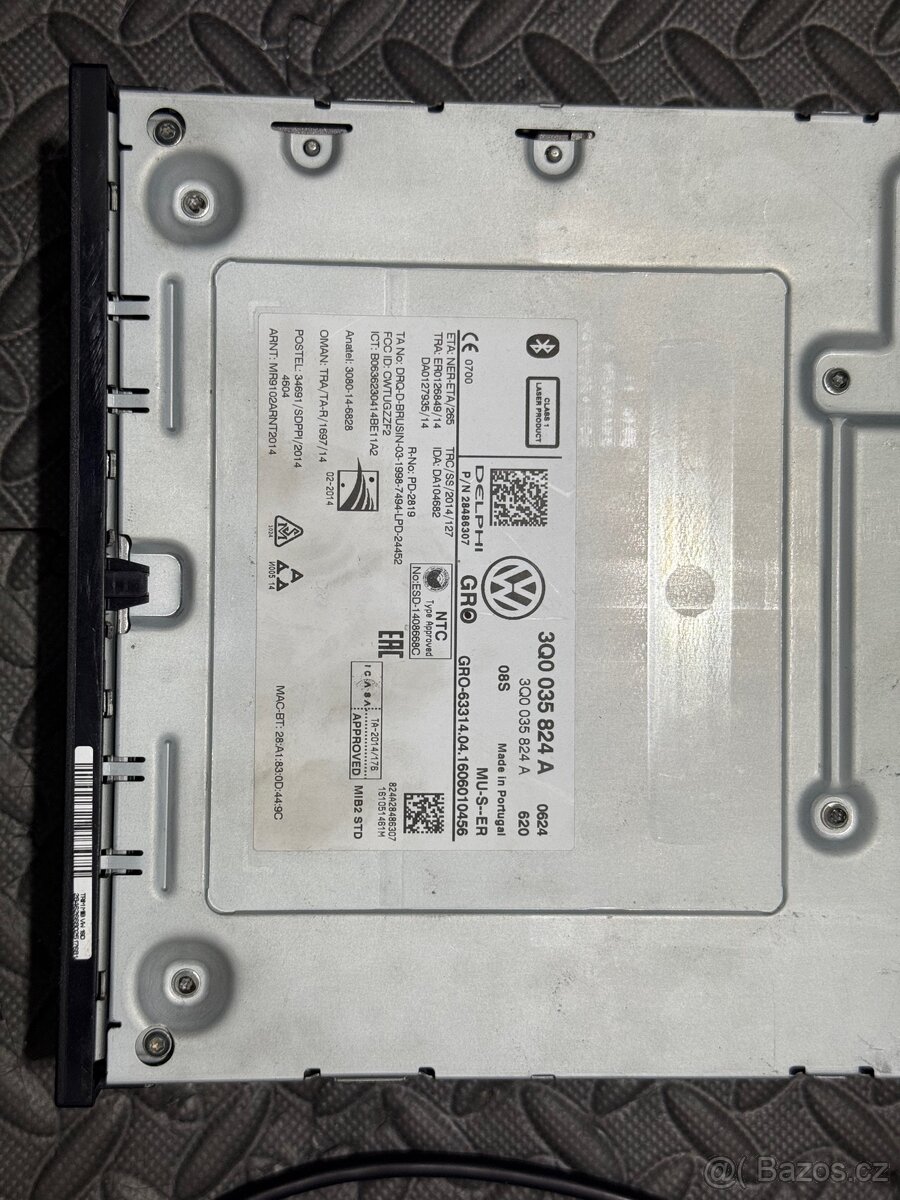 Jednotka MIB2 VW 3Q0 035 824 A