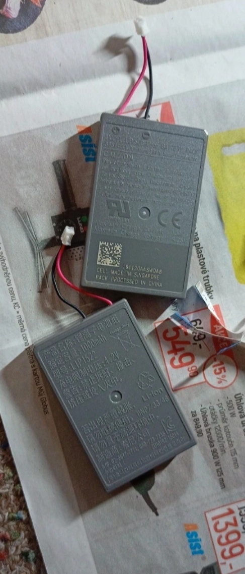 Baterie 2x pro dualshock 4
