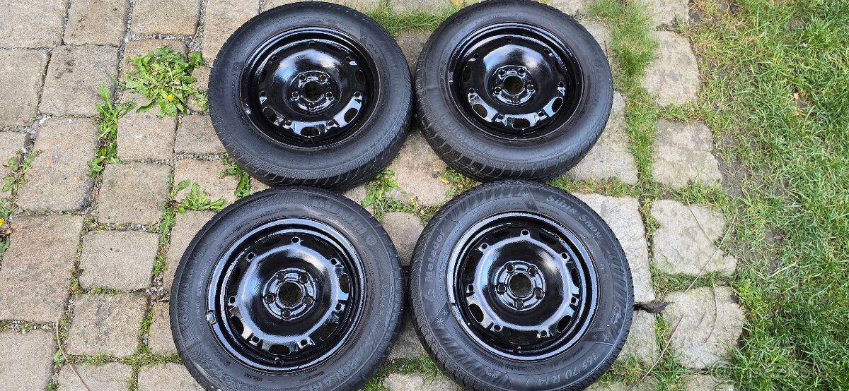 14" disky s pneu 165/70/14 (Fabia, POLO) - pošlu