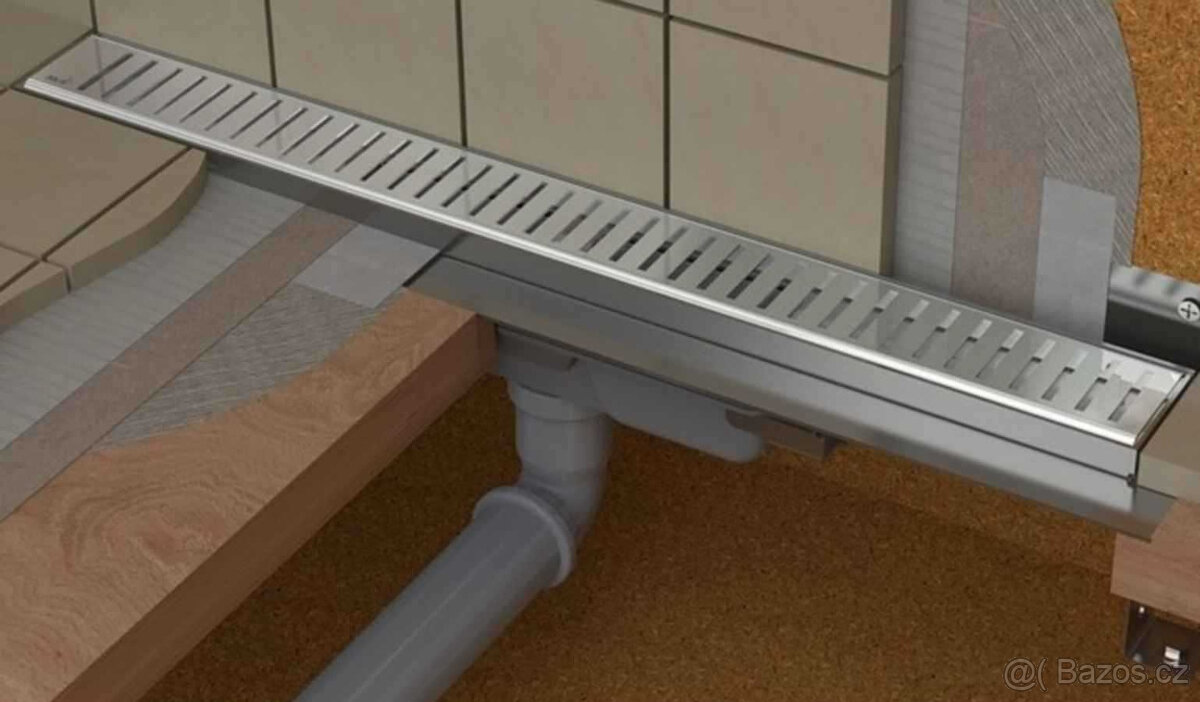 Sprchový žlab Alcadrain APZ1104 š. 75 cm - nový