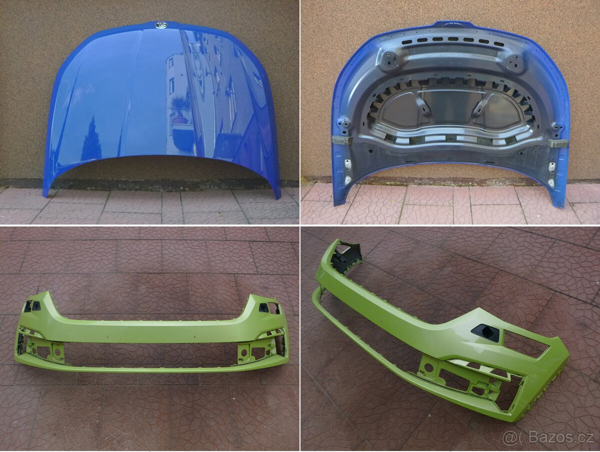 Škoda Kodiaq lift orig kapota 565823155B nárazník 565807221