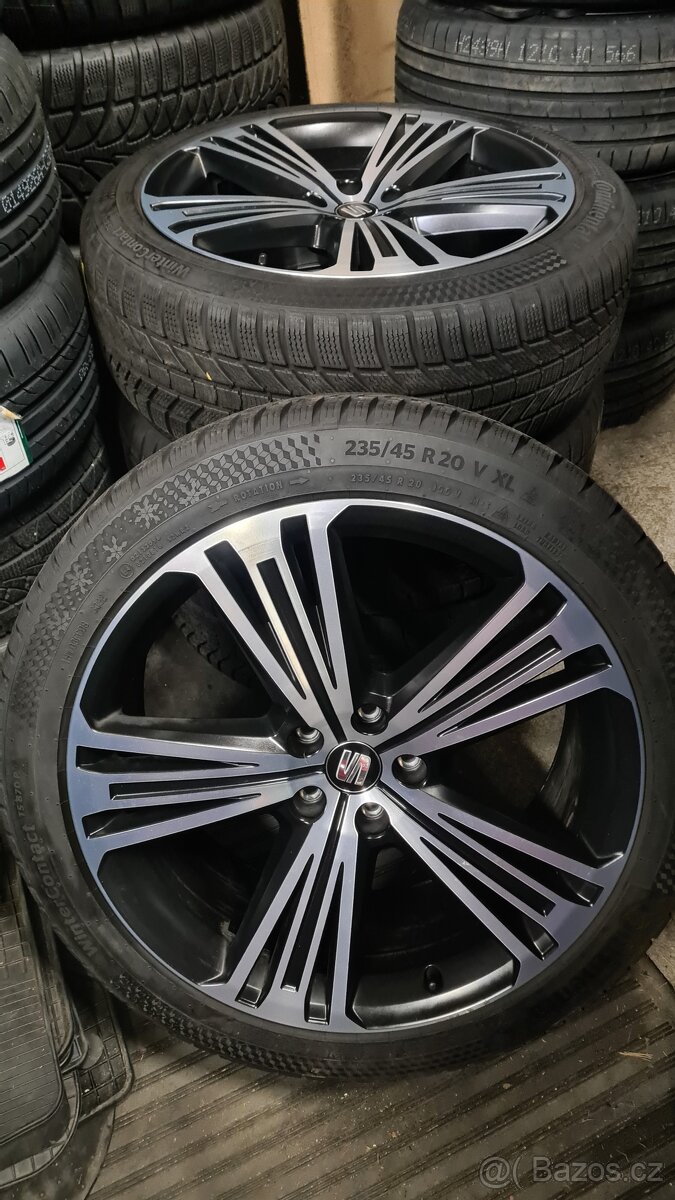 ALU KOLA R 20 - 5x112 zimní originál SEAT, TIGUAN, ŠKODA.