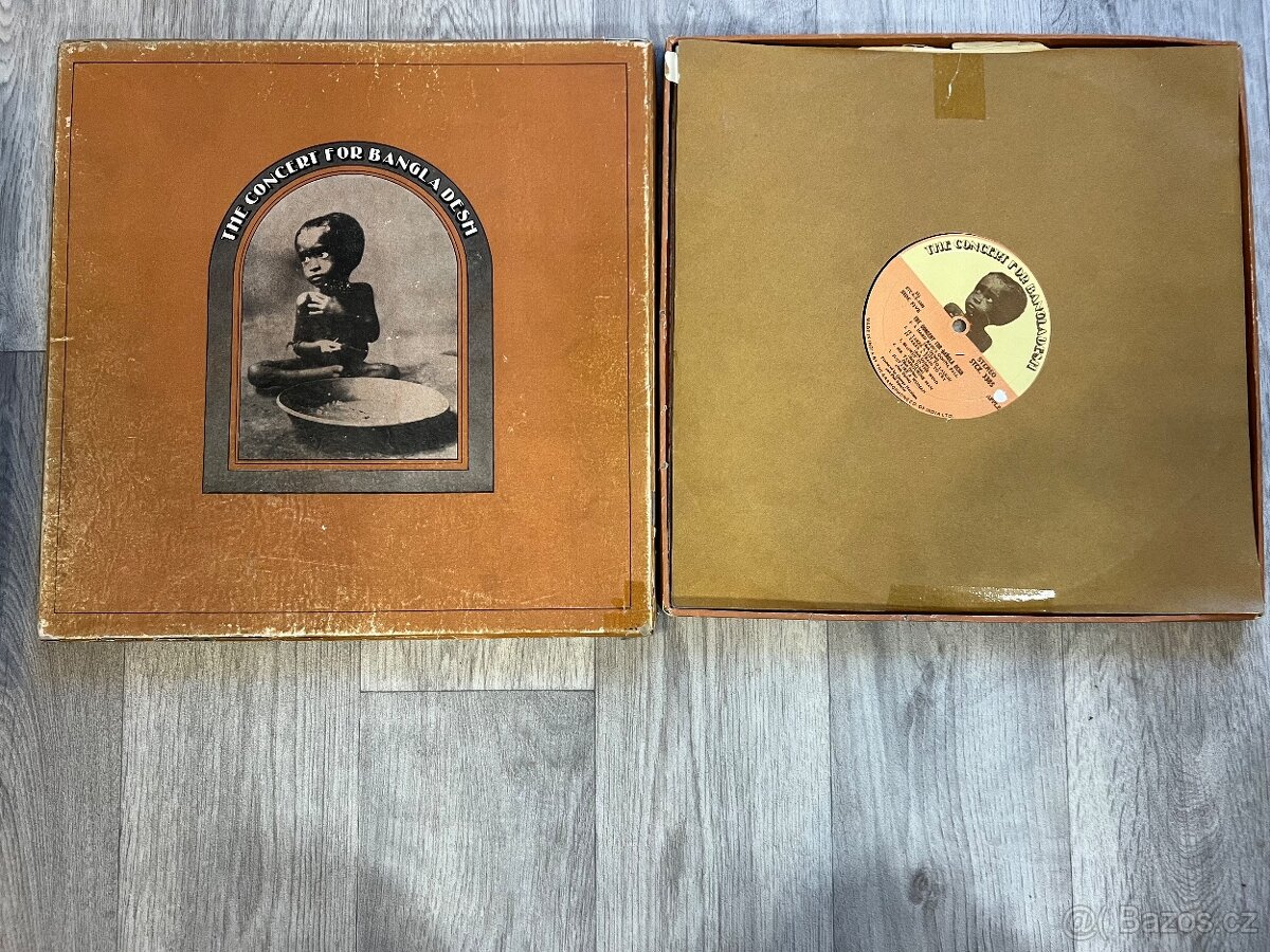 Unikátní 3LP George Harrison, The Concert For Bangladesh