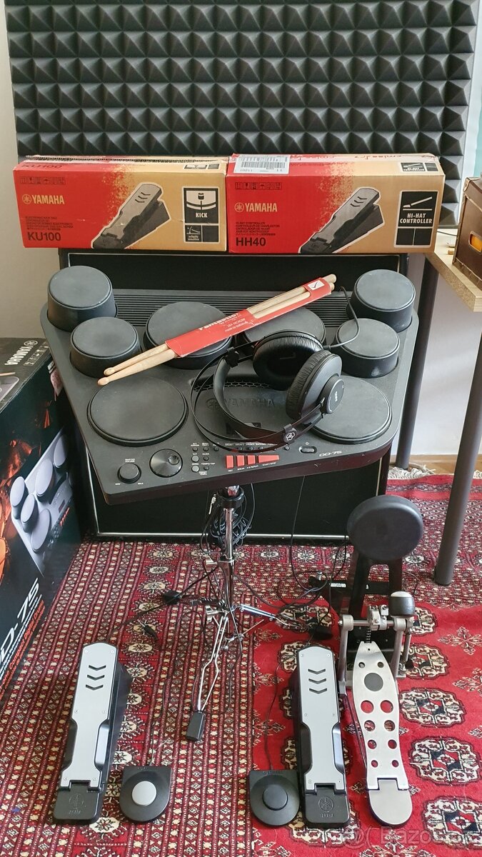 Prodám elektronické bicí YAMAHA DD – 75