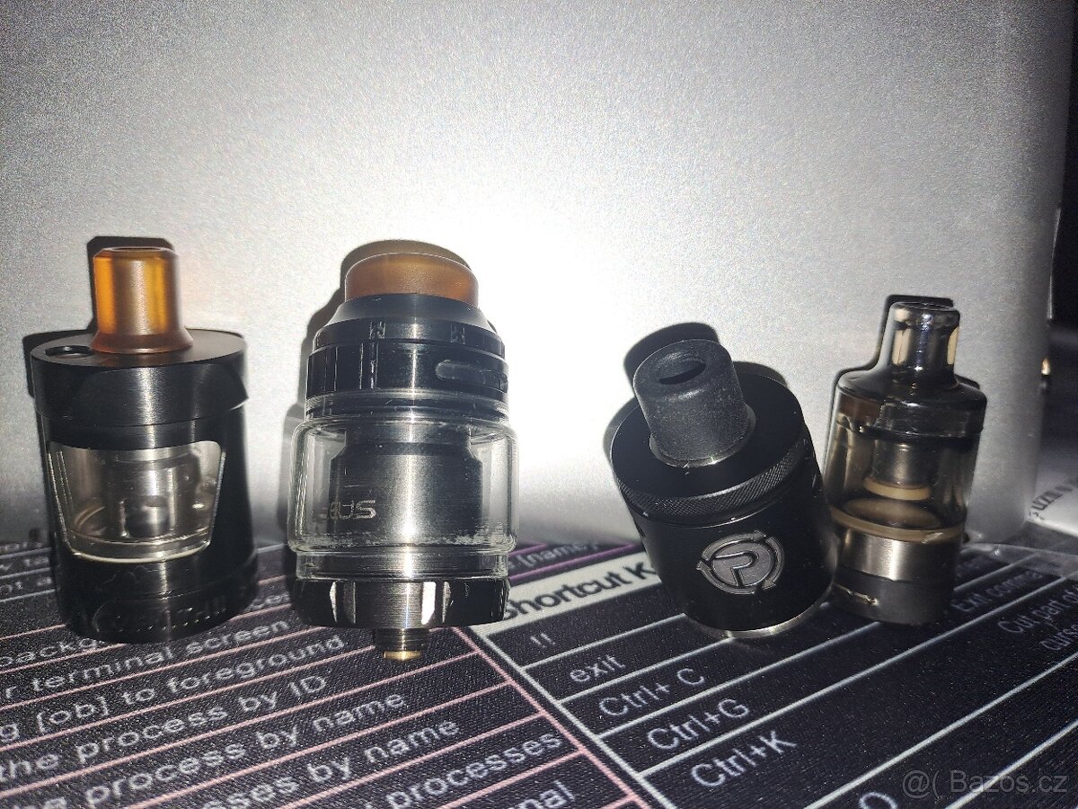 Vape tanky Hellvape, Innokin, Geekvape