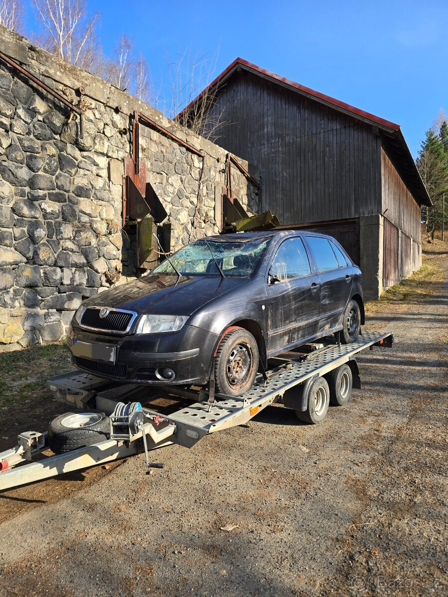 ŠKODA FABIA 1.2 HTP 47kw 2005 motor typ AZQ