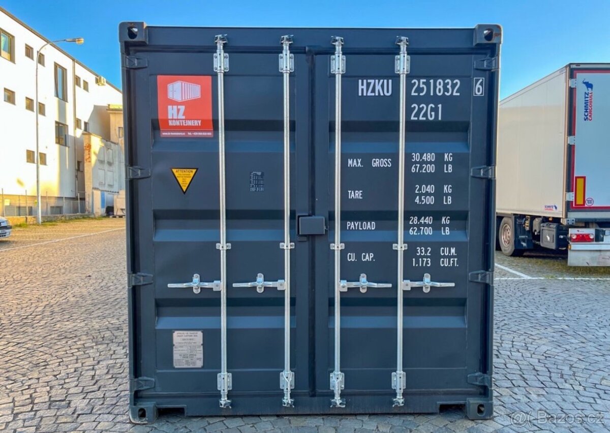 Lodní kontejner 20 - ÚSTÍ NAD LABEM - ŠEDÝ