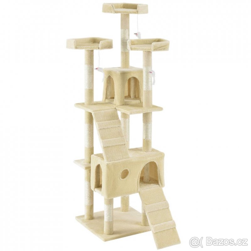 Kočičí strom, škrabadlo pro kočku, škrábadlo 180cm.
