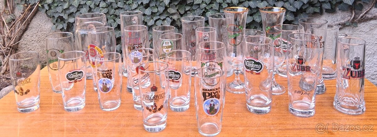 pivní sklenice 25 ks