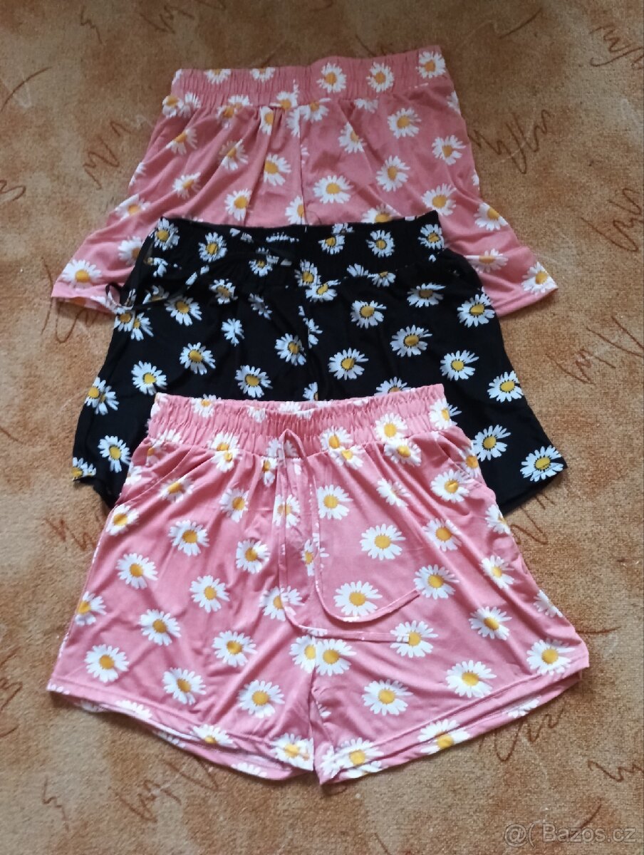 Kraťasy na spaní 3ks,velikost S