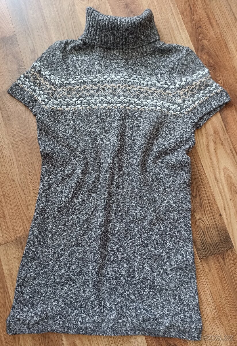 PĚKNÁ DELŠÍ ÚPLETOVÁ HALENKA - C@A - VEL.L========