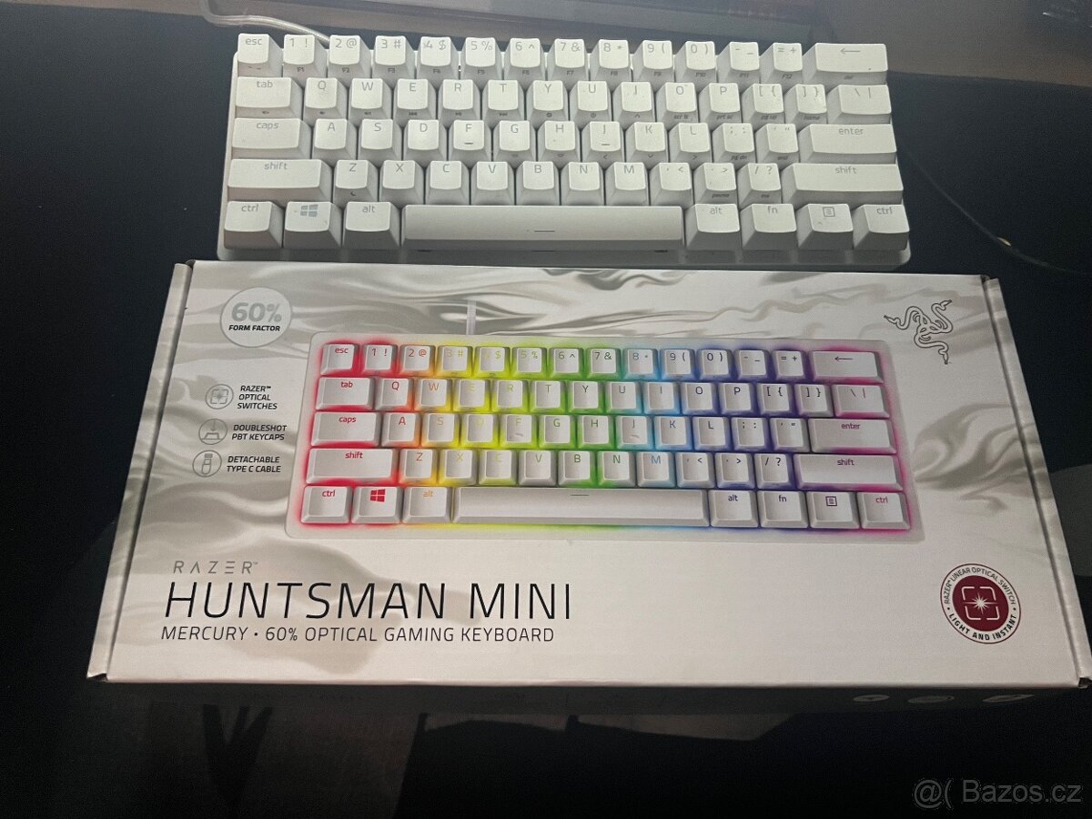 Razer Huntsman Mini - Mercury Ed. (Red Switch) - US Layout