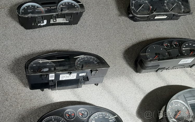 Budíky, přístrojový panel - Audi, VW, Škoda,  Seat montáž