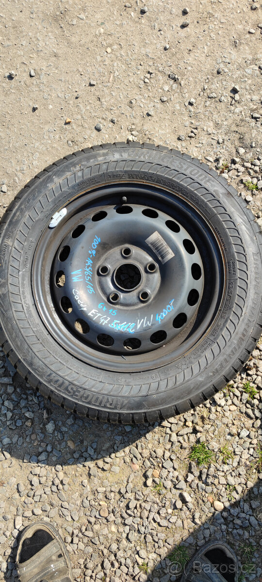 Ocel disk s pneu pro VW, Škoda 5x112, 6Jx15