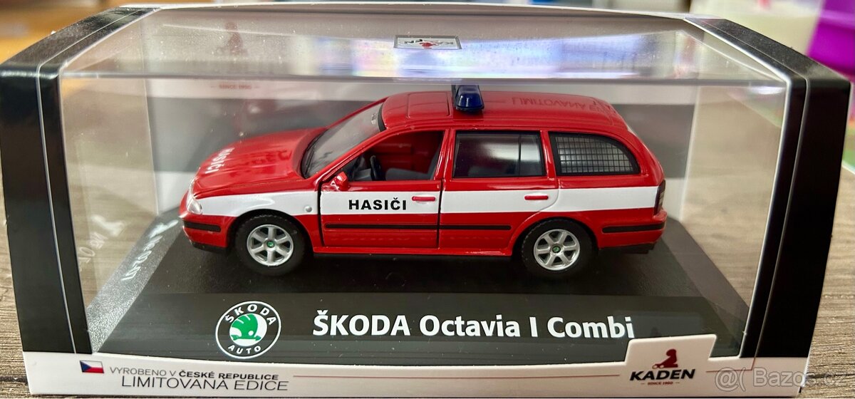 Škoda Octavia I combi, hasiči, 1:43, Kaden