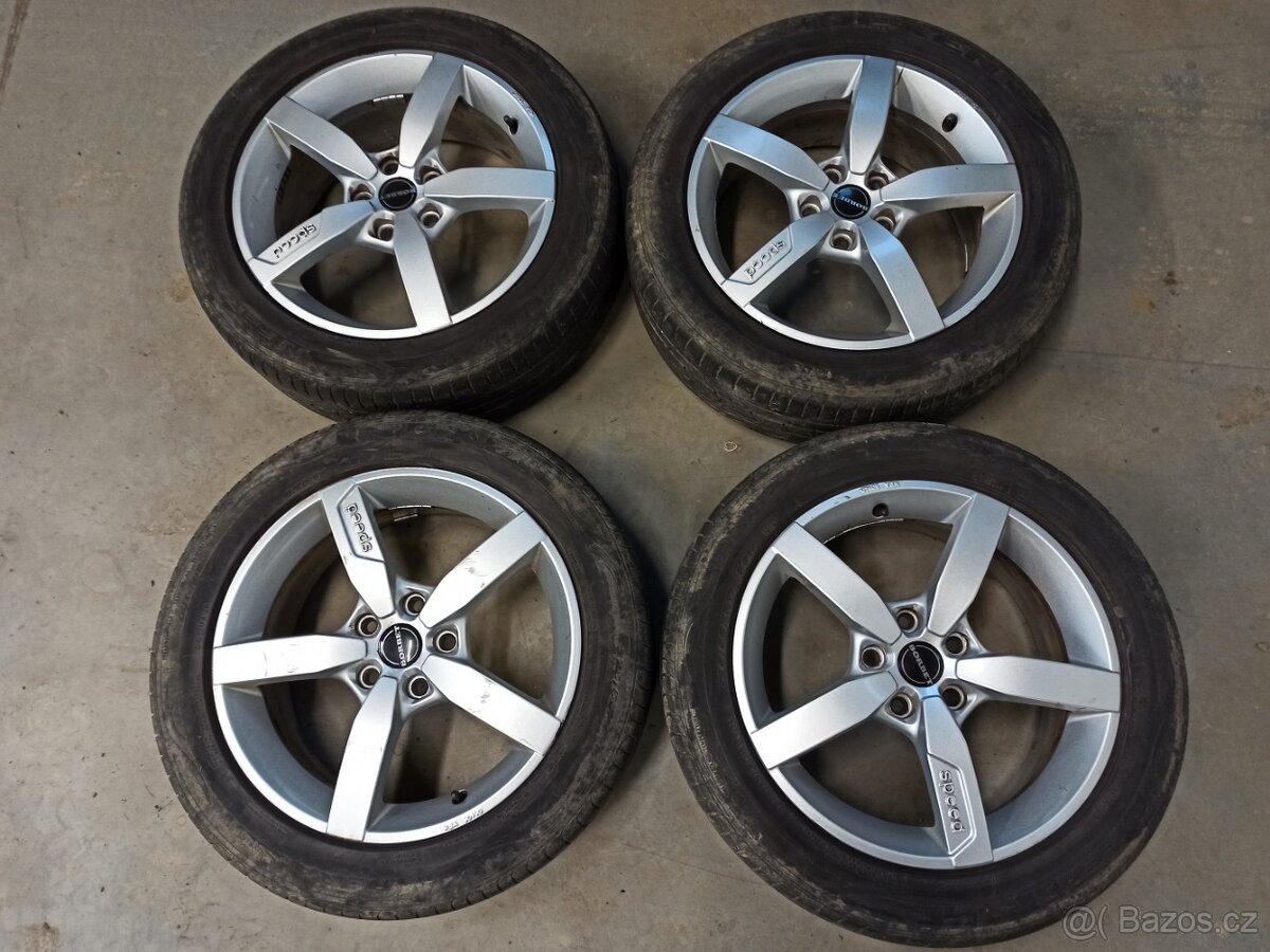 alu BORBET SPEED 7Jx17H2 ET48 5x112 225/50 ZR17