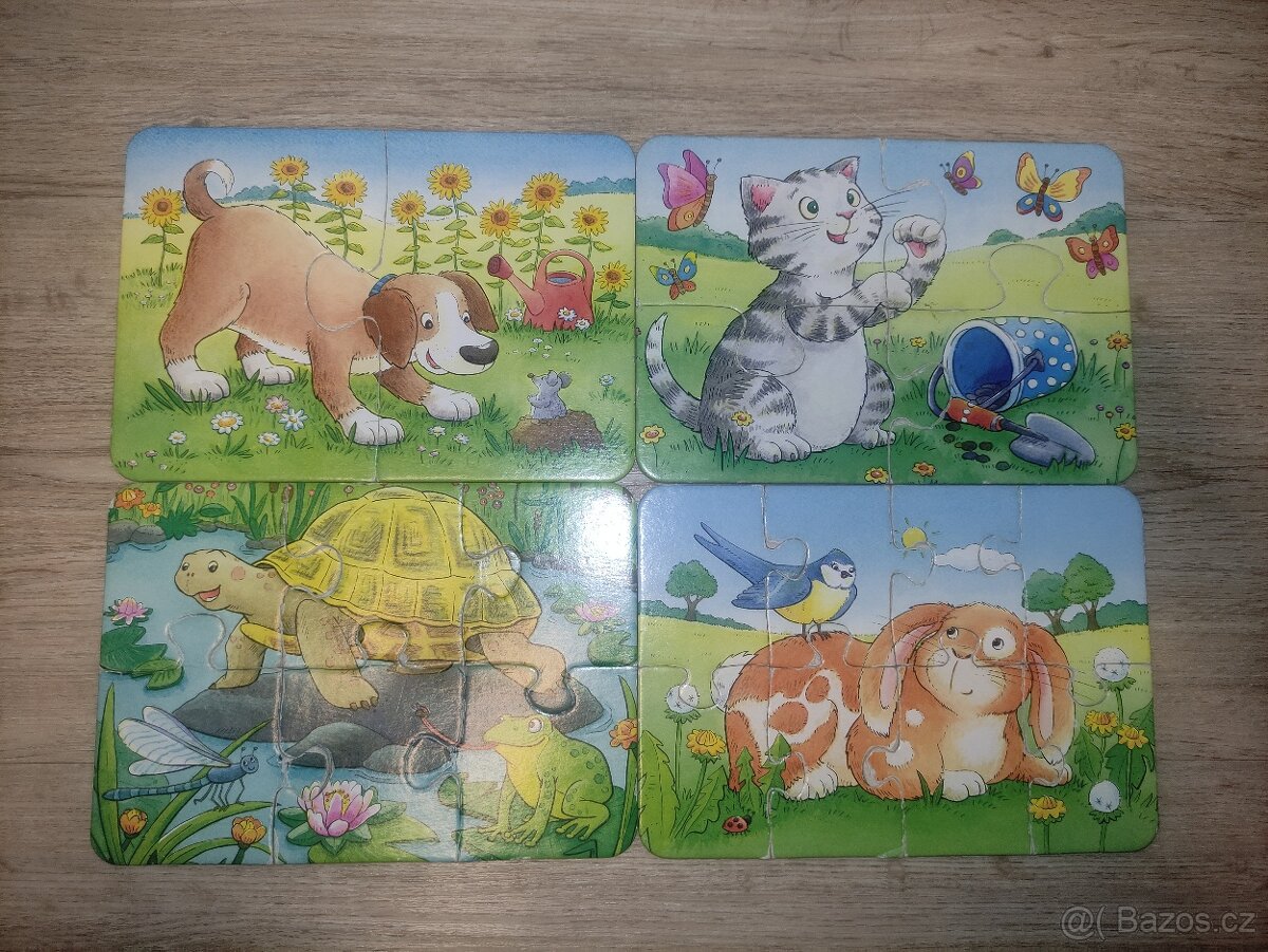 Moje první puzzle 4 obrázky
