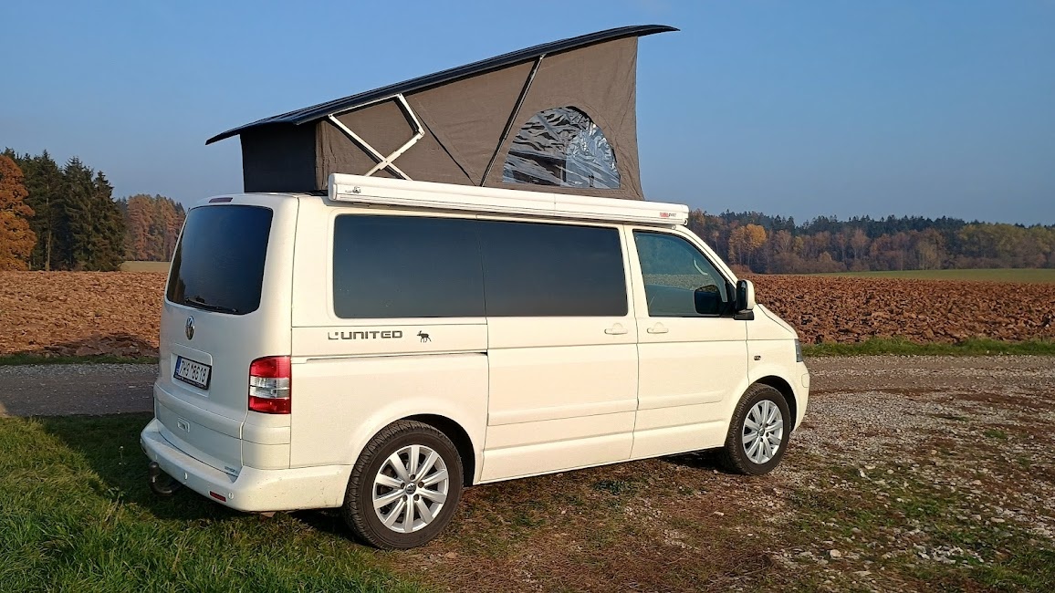 Multivan United, zvedací střecha HILO, CAMPER vestavba