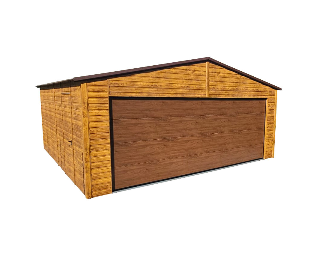Plechová garáž 6x5,8m
