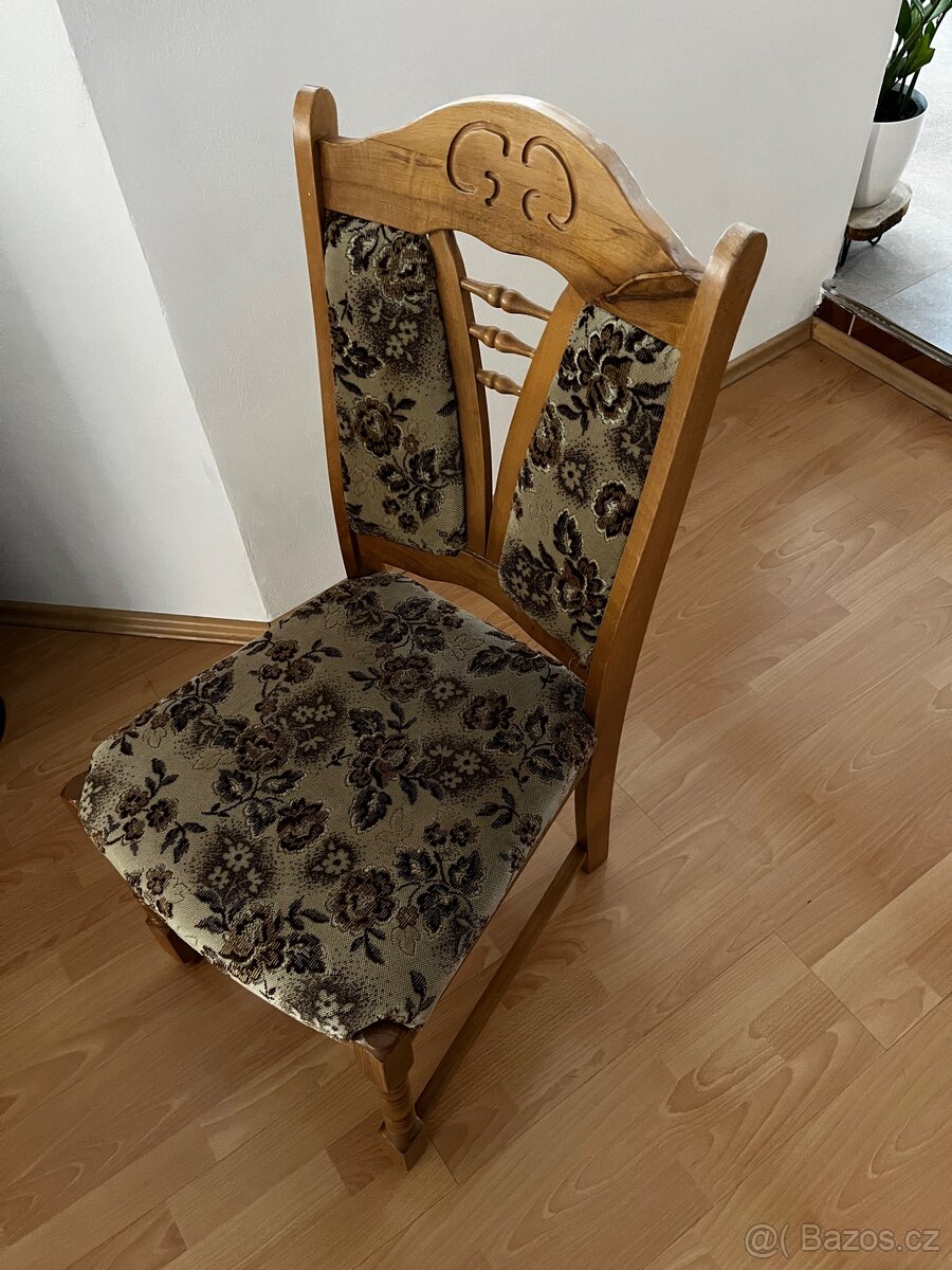 Rustikální židle 4ks