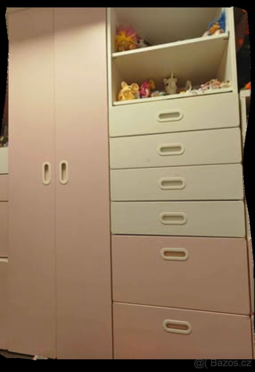 Stuva IKEA dětská, růžová