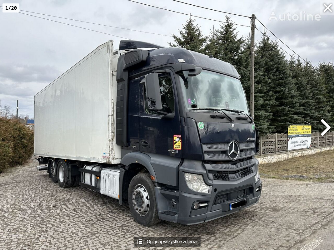 Chladírenský nákladní vůz Mercedes-Benz ACTROS MP4 2542
