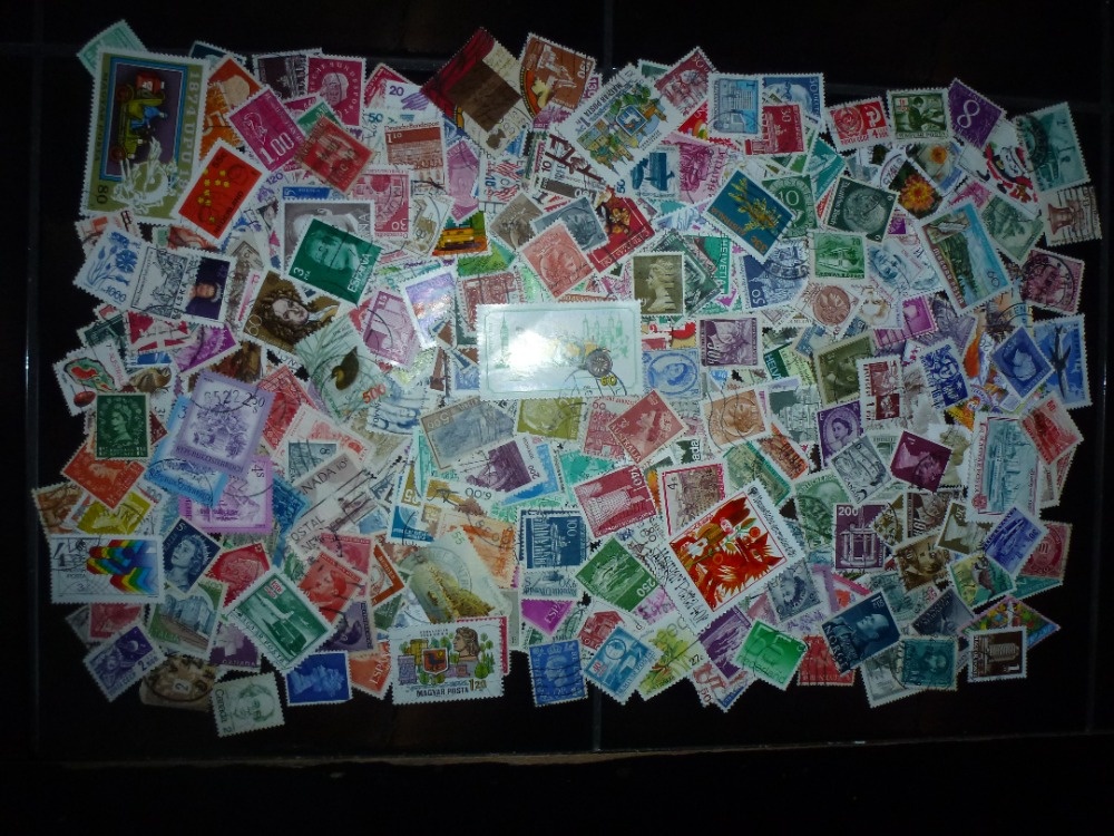 Poštovní známky z celého světa přes 5000 ks