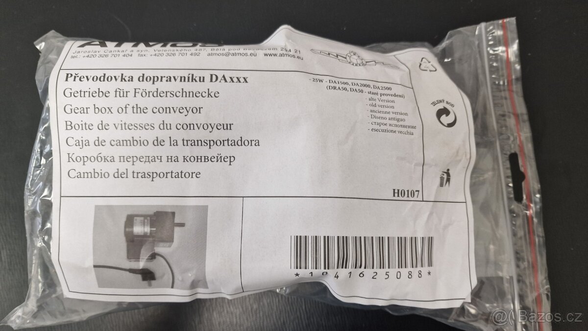 ATMOS - Převodovka dopravníku DAxxx - H0107