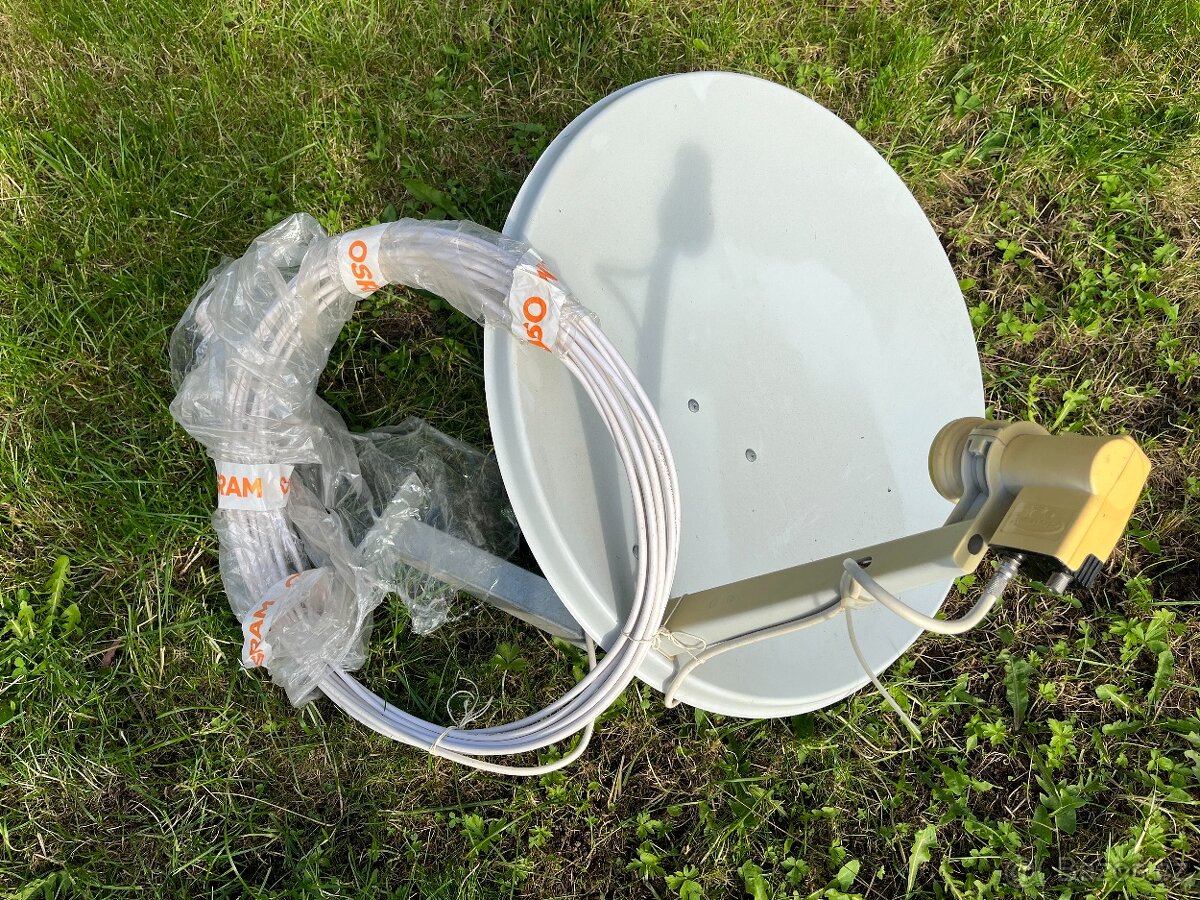 Satelitní parabola 60 cm.