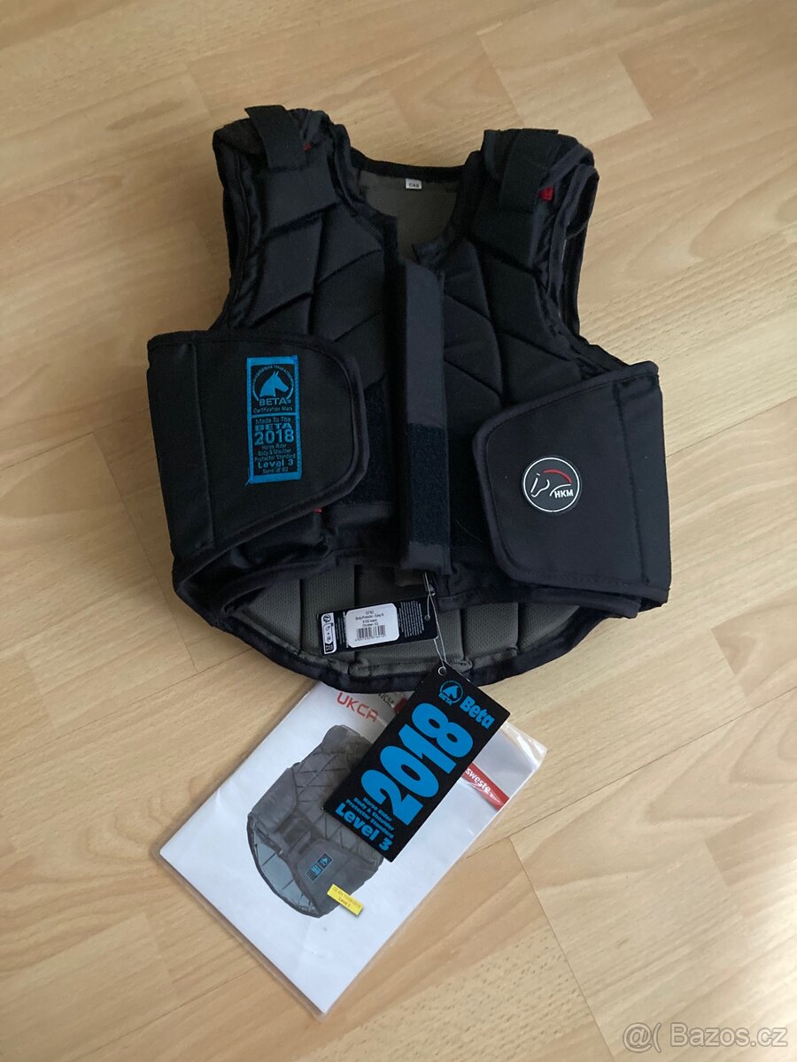 Nová bezpečnostní jezdecká vesta HKM Easy fit dětská