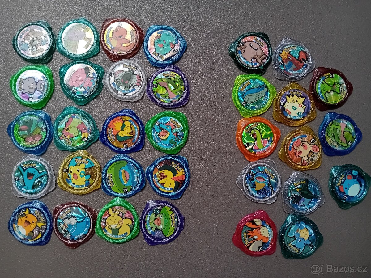 Set 33 žetonů Pokemon kolekce Kraks Panini