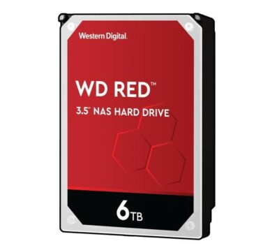 wd60efrx disk NAS sata výdrž 1milion hodin 6 TB 6000 GB