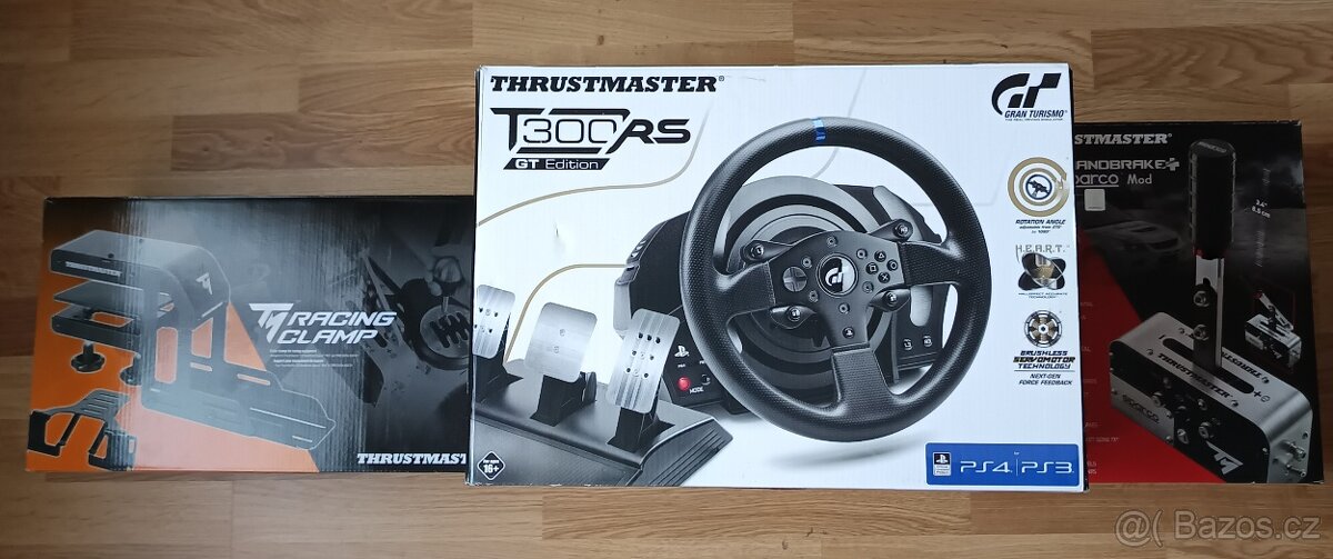 Prodám volant T300RS GT,TSS Handbrake Sparco a držák