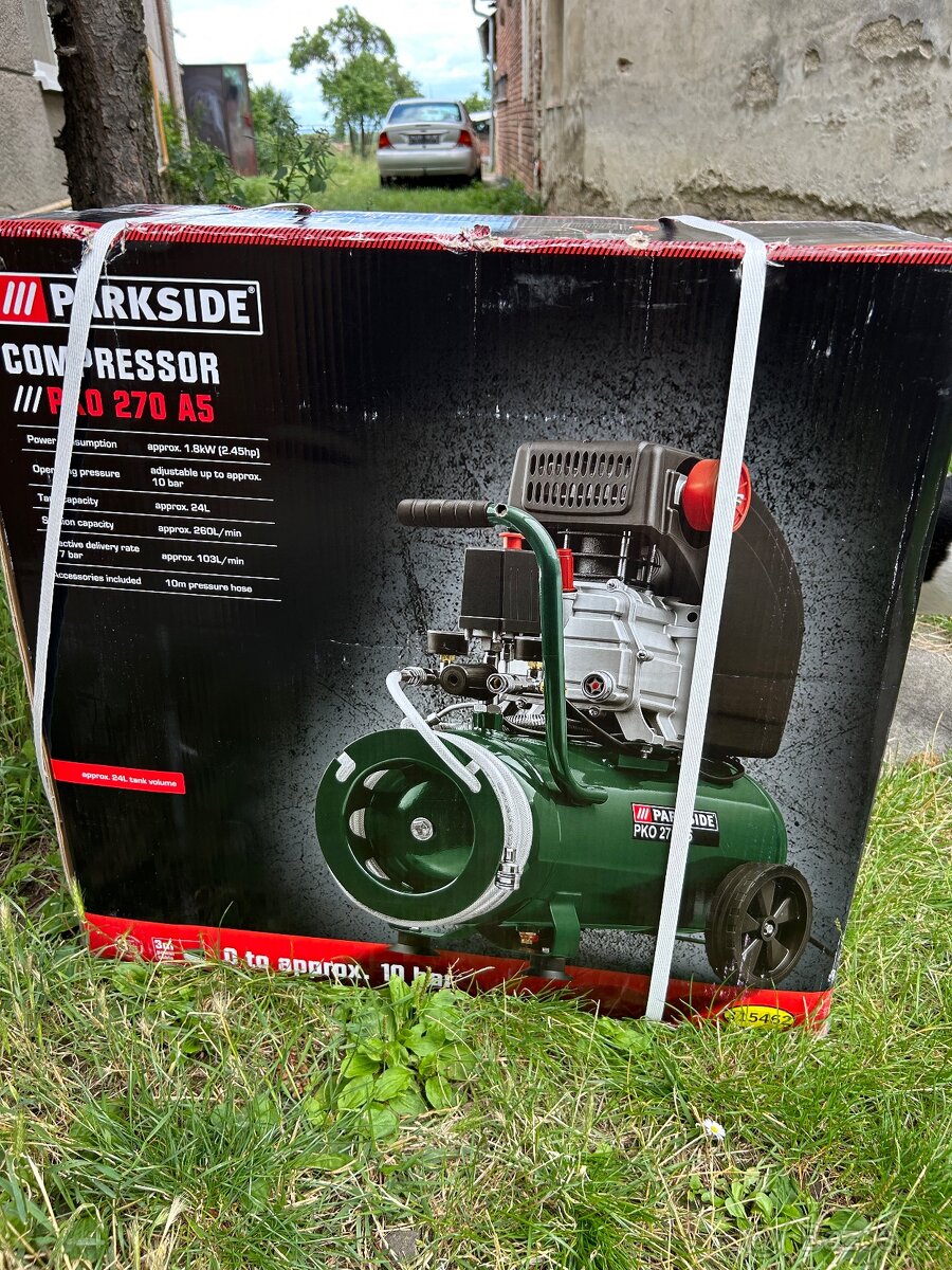 Kompresor parkside olejovy