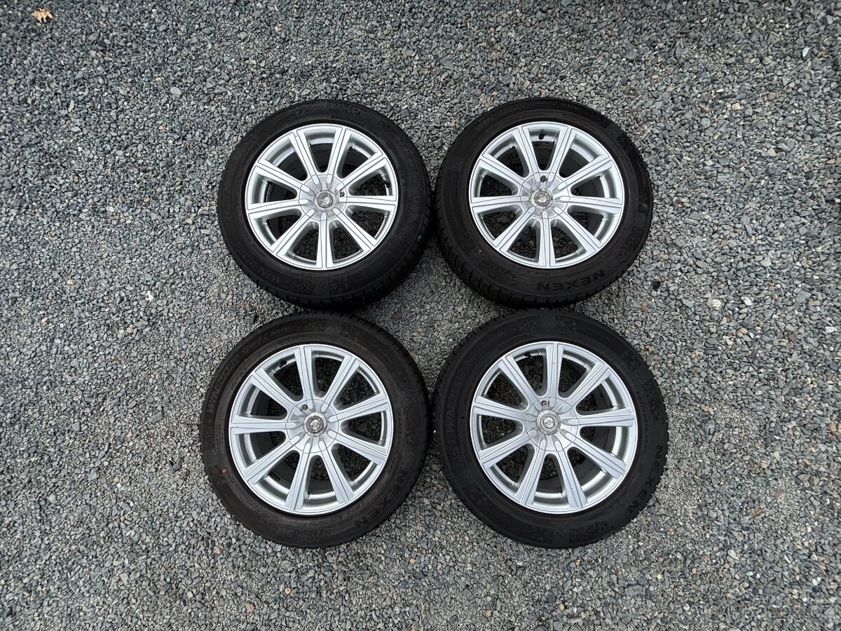 Alu kola na CHRYSLER 300C zimní pneu 225/60/18