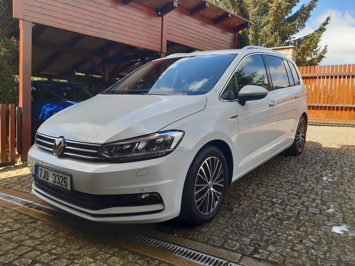 VW Touran 2.0TDi dsg 110kw.2017 full LED tažné
