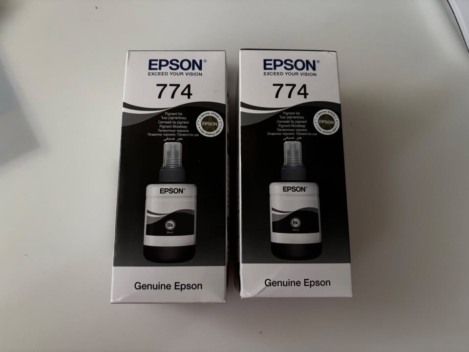 🖨️ Prodám originálnà inkoust Epson 774 BK – 2 ks