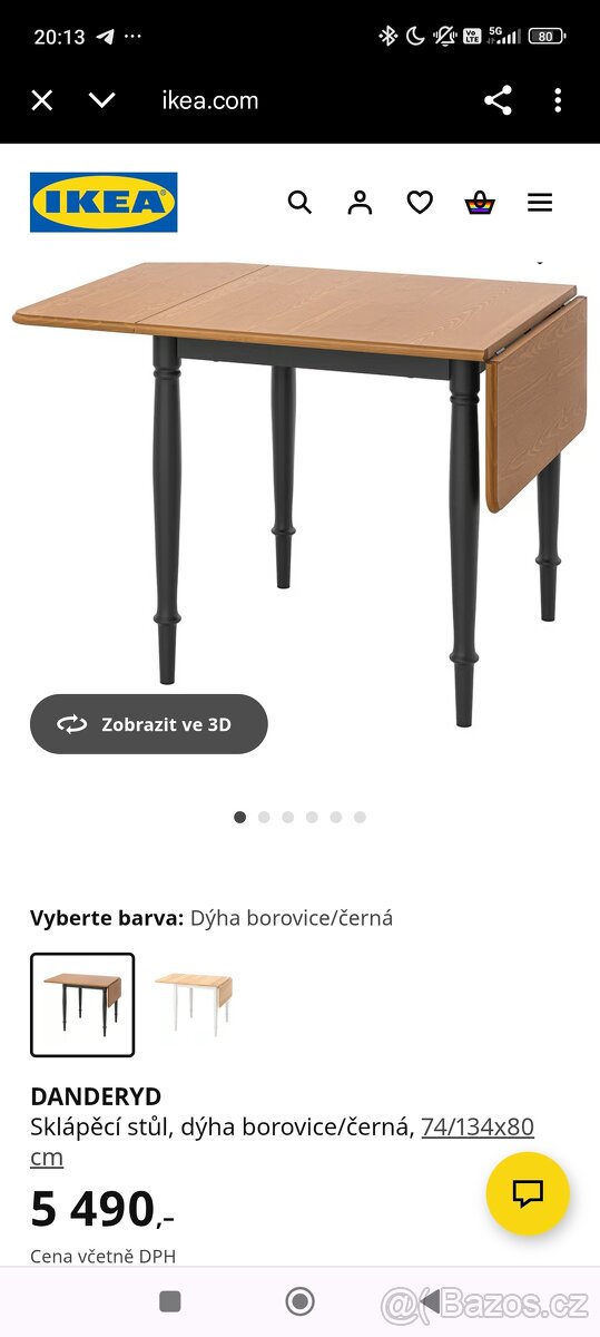 Jídelní stůl+2 židle