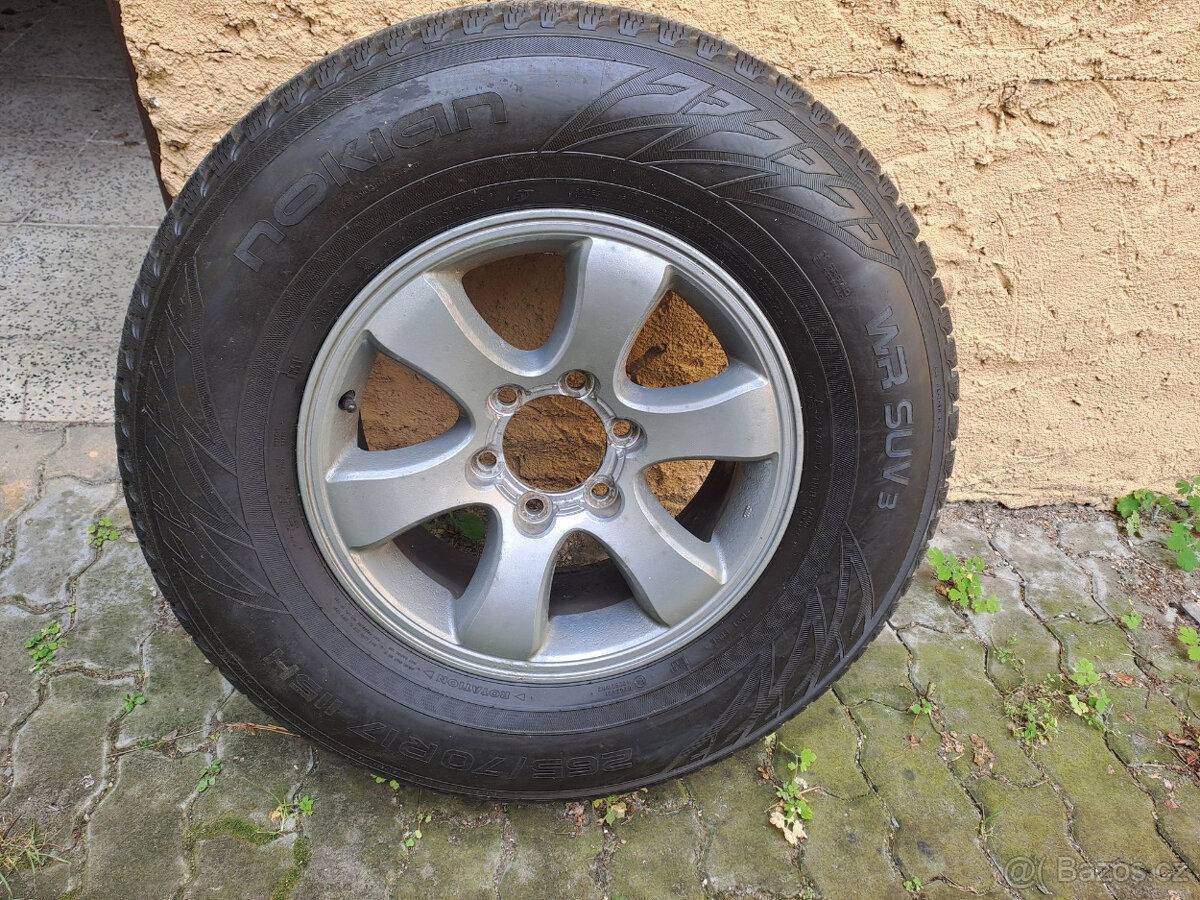 P: Al disky + pneu 265/70/17 FJcruiser  LC 120