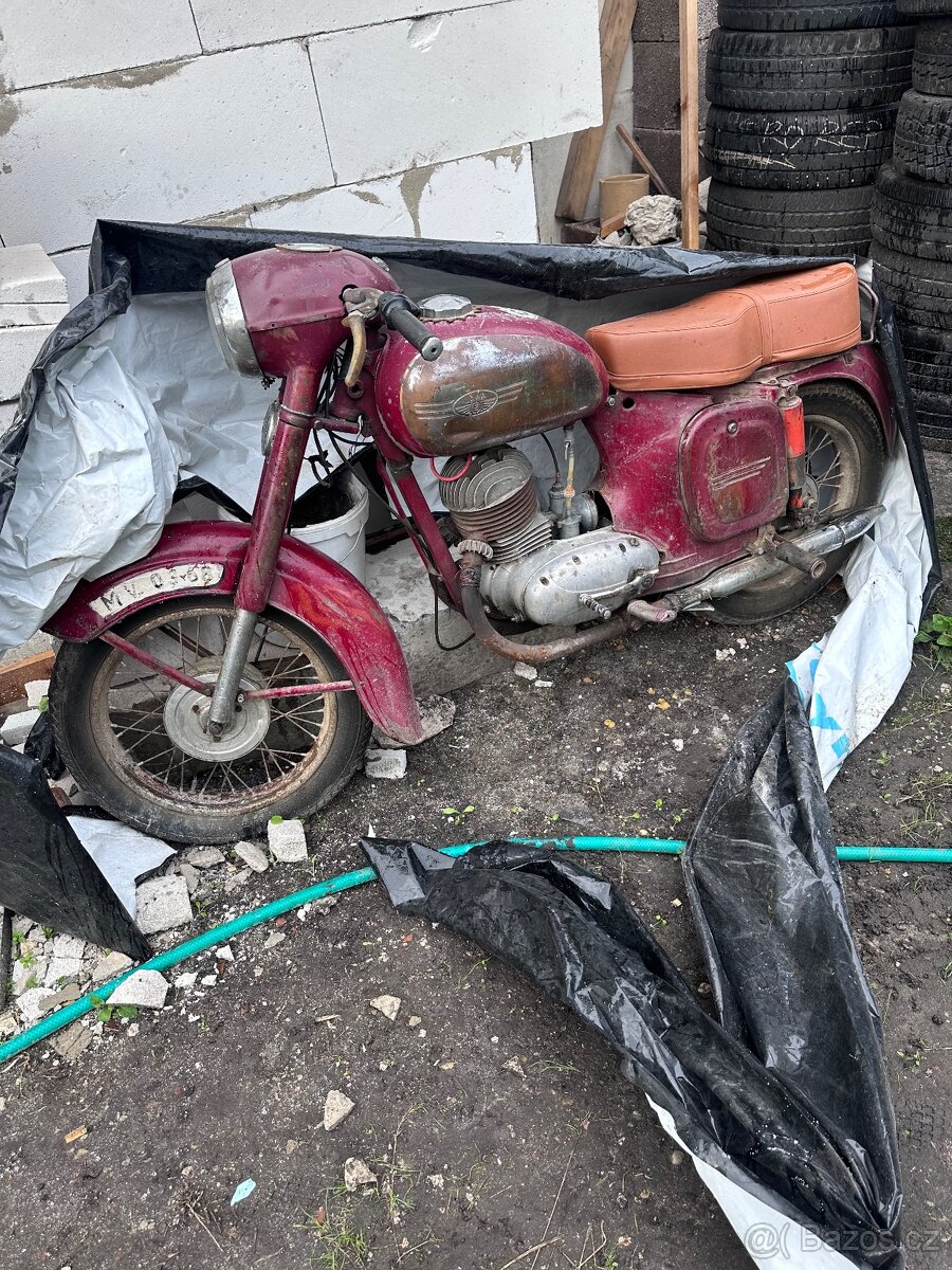 Funkční Jawa 175 - 1956 - nálezový stáv